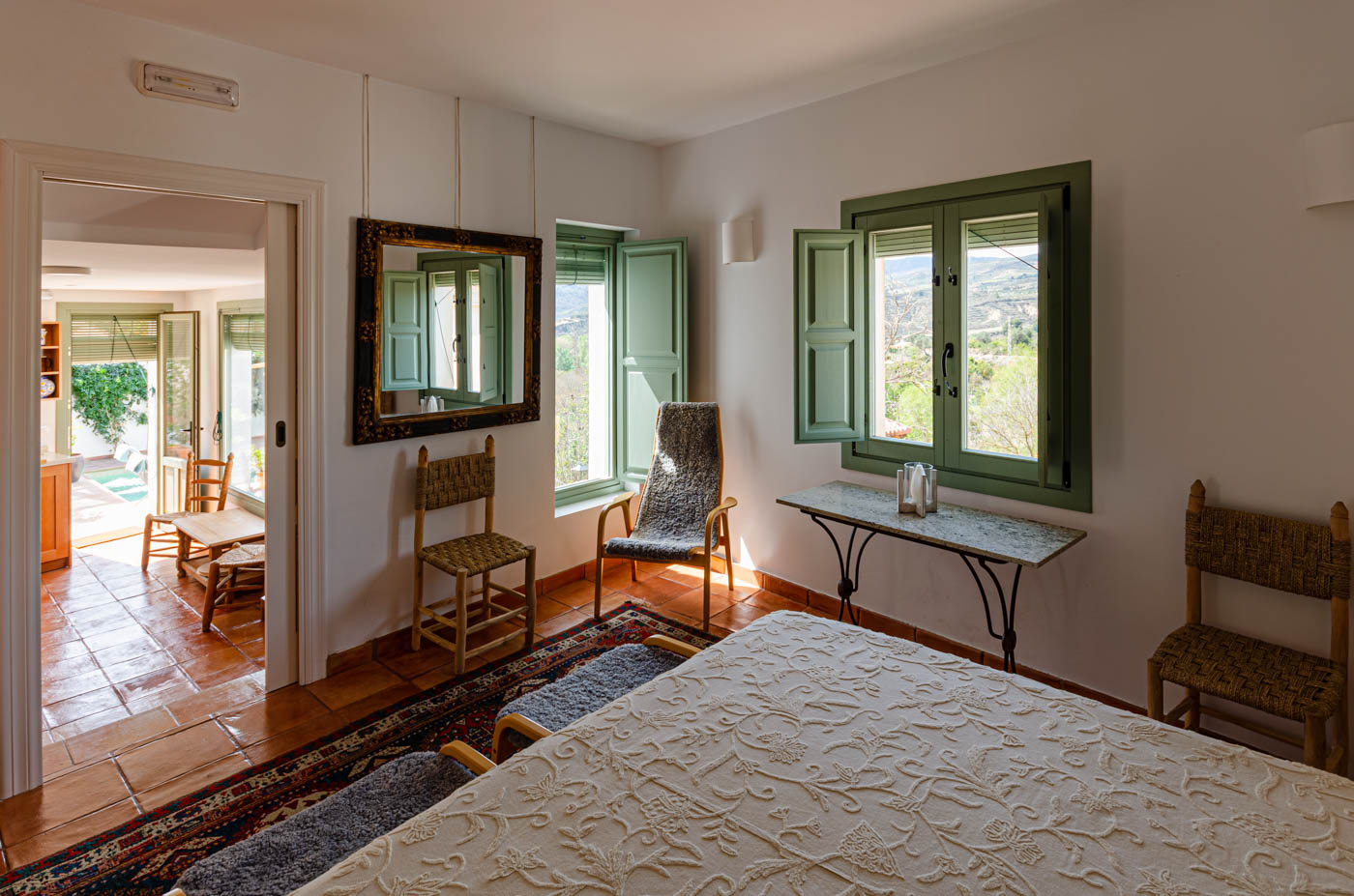 El anexo es un apartamento encantador junto a la casa principal 